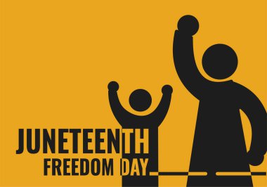 Haziranın Özgürlük Günü Sancağı. Renkli Vektör İllüstrasyonu