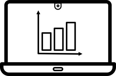 Tablet simgesinin modern vektör illüstrasyonu