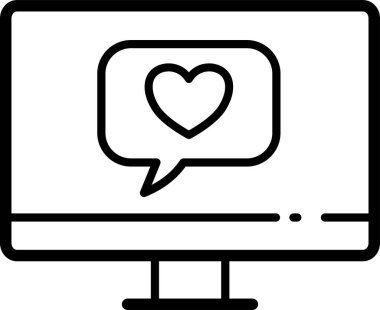 Sohbet kalp aşk simgesi ana hatlarıyla