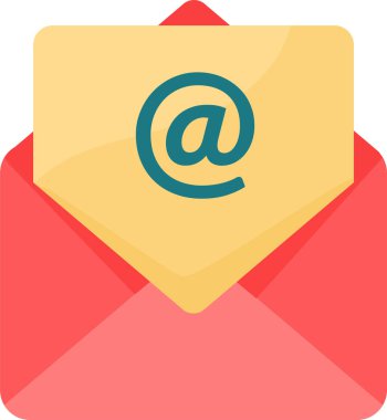 zarf harf e- posta simgesi düz biçimli