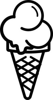 Dondurma. Basit tasarım