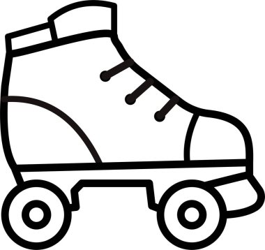 beyaz arkaplanda siyah simge kayar  