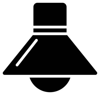 siyah lamba simgesi, vektör illüstrasyonu