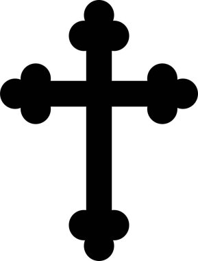 Din simgesi, beyaz arkaplanda vektör illüstrasyonu 