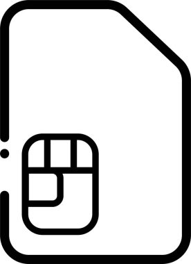 Banka kartı web simgesi basit vektör illüstrasyonu