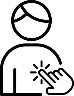 Yardım edin! Web simgesi basit illüstrasyon