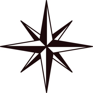 Pusula gülü, haritalarda yön göstermek için kullanılan seyrüsefer sembolü. 