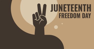 Haziranın Özgürlük Günü Sancağı. Renkli Vektör İllüstrasyonu