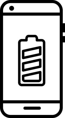 batttery ağ simgesi, beyaz arkaplan üzerinde vektör illüstrasyonu 