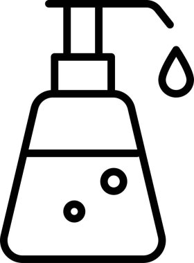 Banyo sabunu ikon vektör çizimi
