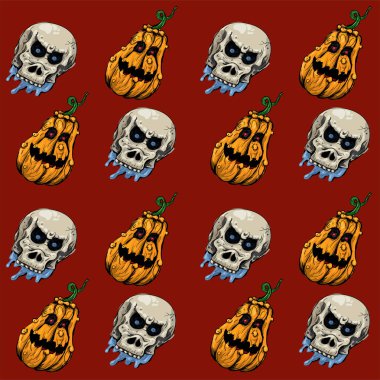 Mutlu cadılar bayramı arkaplan şablonu çizimi