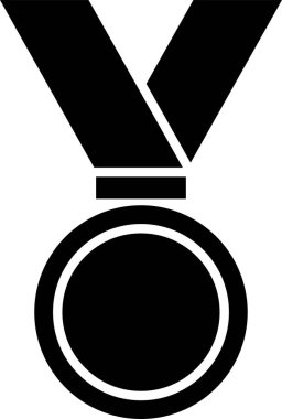 Madalya ikonu, ödül ikonu, modern vektör illüstrasyonu 