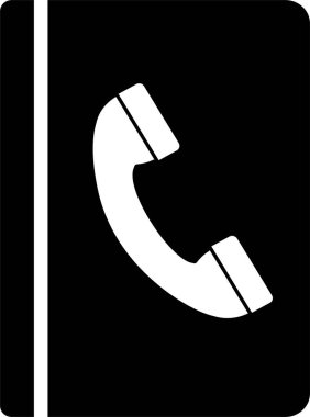 Beyaz Arkaplanda Simge, Telefon İşareti ve Telefon Düğmesi İzole Edildi