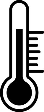termometre simgesi, temel doğrusal resim