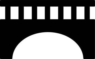 film şeridi, basit vektör illüstrasyonu