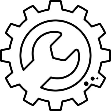 dişli ayarları simgesi ana hat biçiminde