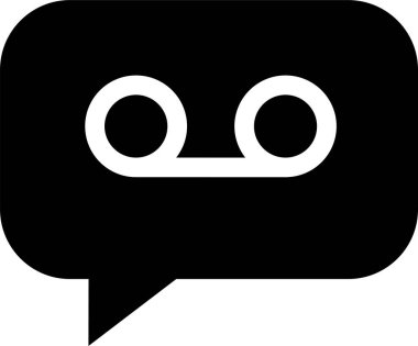 konuşma balonu simgesi, vektör illüstrasyonu