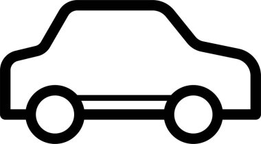 otomobil simgesi taslak biçimi