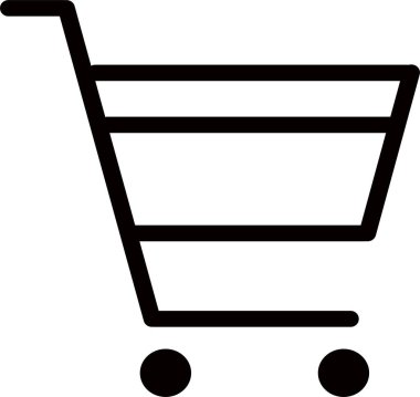 ecommerce sepeti işareti, beyaz arkaplanda alışveriş simgesi 