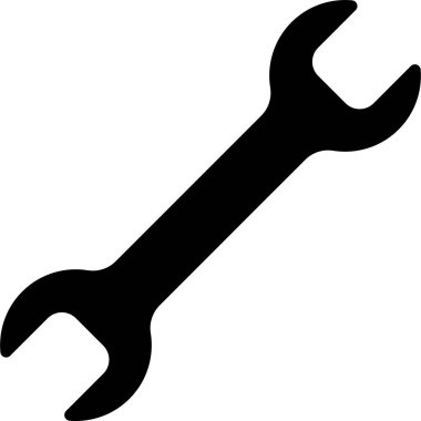 Beyaz arkaplanda anahtar web simgesi basit tasarımı 