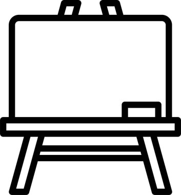 Masa. Web simgesi basit illüstrasyon