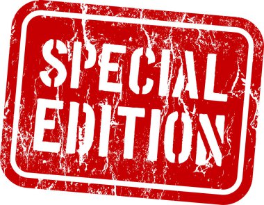 özel sürüm grunge pul vektör illüstrasyonu