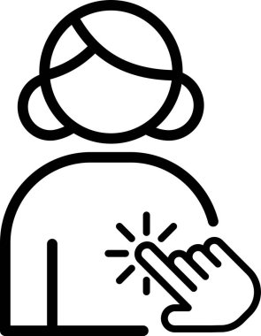 Yardım edin! Web simgesi basit illüstrasyon