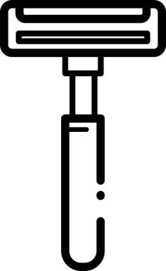 Basit düz jilet vektör çizimi
