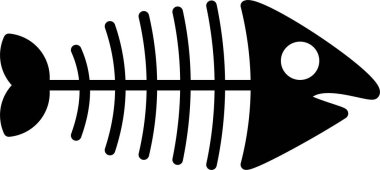 Basit düz balık ağı simgesi