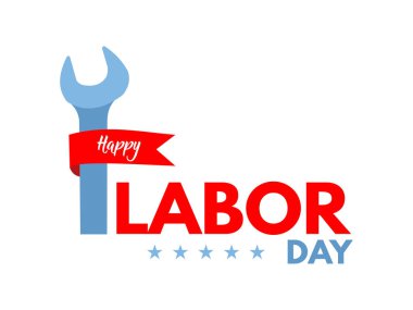 İşçi Bayramı arkaplan tasarımı, vektör illüstrasyonu 