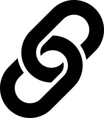 zincir bağlantısı simgesi katı biçimde