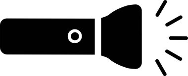 fener simgesi, beyaz üzerinde vektör illüstrasyonu