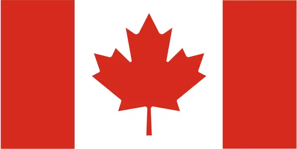 Kanada bayrağı, vektör illüstrasyonu