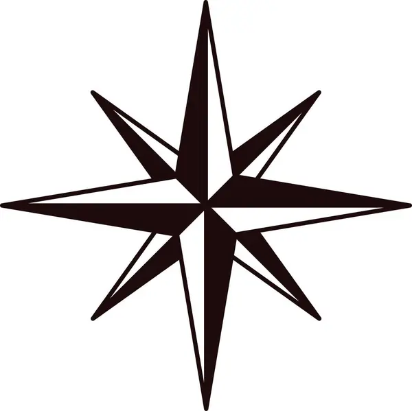 Pusula gülü, haritalarda yön göstermek için kullanılan seyrüsefer sembolü. 