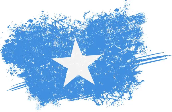 Beyaz arkaplanda izole edilmiş ülke bayrağının vektör illüstrasyonu