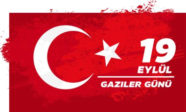 Türk Günü kutlu olsun, asgari vektör simgesi