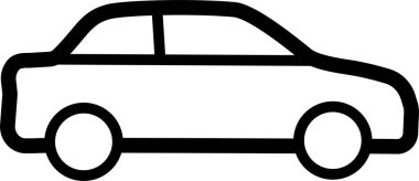 - Araba. Web simgesi basit illüstrasyon 