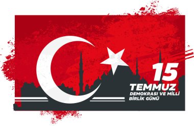 Hindi bayrağının bağımsızlık günü, vektör illüstrasyonu