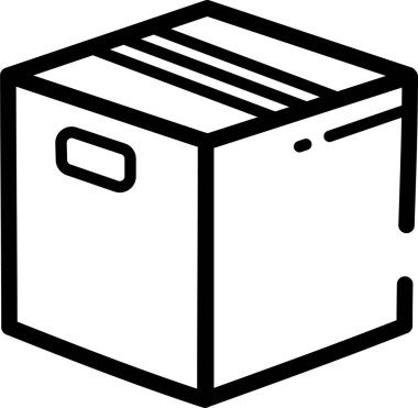 Beyaz Arkaplanda Modern Simge Vektörü 