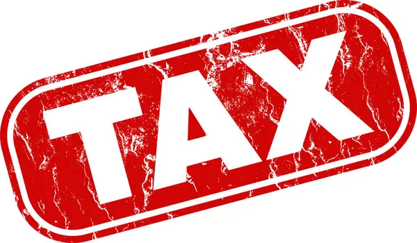 vergi grunge pul vektör illüstrasyonu