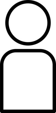 kullanıcı avatar simgesi, vektör illüstrasyonu