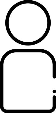 kullanıcı avatar simgesi, vektör illüstrasyonu