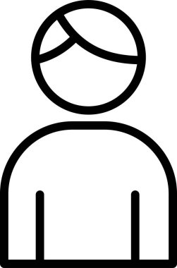 kullanıcı simgesi tasarımı, vektör illüstrasyonu