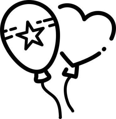 İki balon. Web simgesi basit illüstrasyon 