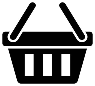 Sepet alışveriş sepeti simgesi