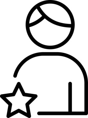 Adamım. Web simgesi basit illüstrasyon