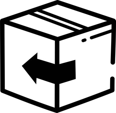 Beyaz Arkaplanda Modern Simge Vektörü 