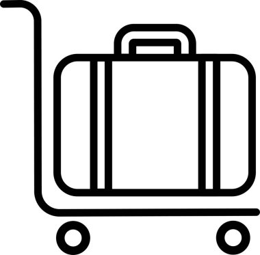 Bagaj taşıma simgesi ana hatlarıyla