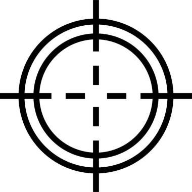 Hedef. Web simgesi basit illüstrasyon 