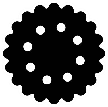 bisküvi simgesi vektör illüstrasyon tasarımı